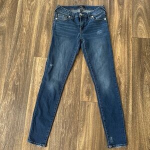 True Religion Dark Blue Women's Skinny Jeans
